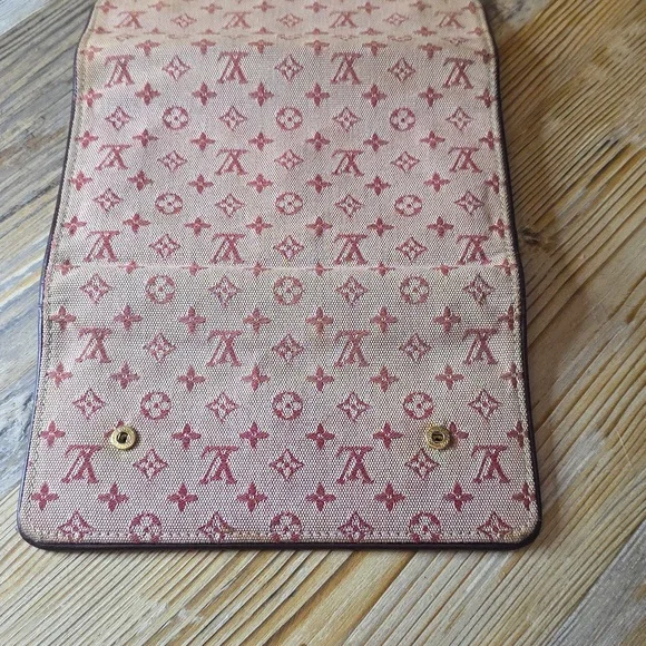Louis Vuitton Vintage Josephine Denim Bordeaux Long Wallet - Picture 8 of 8